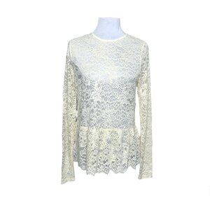 NWT Tiny Willow See-Through Lace Cover Top Size L